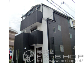 のバルコニー・ベランダ屋根 ライザーテラスII   R型 屋根タイプ 単体 積雪〜20cm対応 施工例