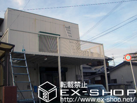 のバルコニー バルコニー BY-X型 千本格子 連棟 柱建て式 施工例