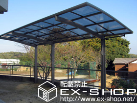 のカーポート カーブポートシグマIII  延長 積雪〜20cm対応 施工例