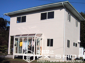 のテラス囲い・サンルーム ほせるんですII R型 床納まり 積雪〜20cm対応 施工例