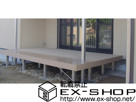 のウッドデッキ リウッドデッキII 標準 単体 施工例