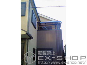 のバルコニー・ベランダ屋根 ライザーテラスII R型 屋根タイプ 単体 積雪〜30cm対応 施工例