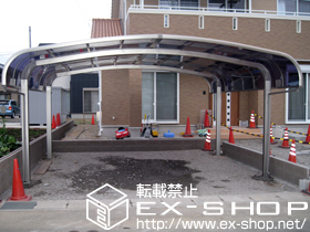 のカーポート テールポートシグマIII ワイド 積雪〜20cm対応 施工例