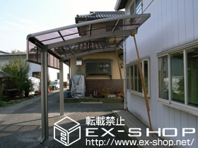 のカーポート カーブポートシグマ? 積雪〜20cm対応＋サイドパネル1段 H500タイプ 施工例