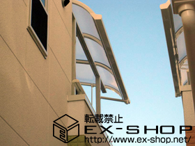 のバルコニー・ベランダ屋根 ライザーテラスII R型 屋根タイプ 単体 積雪〜20cm対応 施工例