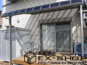 のテラス屋根 パワーアルファ RB型 テラスタイプ 単体 積雪〜30cm対応 施工例