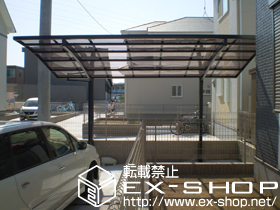 のカーポート カーブポートシグマ? 積雪〜20cm対応 施工例