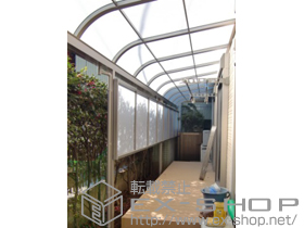 のテラス屋根 ライザーテラスII R型 テラスタイプ 連棟 施工例