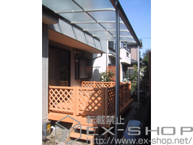 のテラス屋根 ヴェクター R型 単体 テラスタイプ 積雪〜20cm対応 施工例