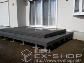 YKKAPのウッドデッキ リウッドデッキII 　段床タイプ 施工例