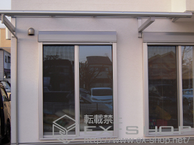 のバルコニー・ベランダ屋根 ヴェクターテラス F型 ルーフタイプ 単体 積雪〜20cm対応 施工例