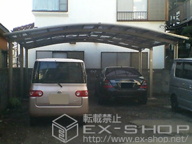 のカーポート カーブポートシグマ? ワイド延長タイプ 積雪〜30cm対応 施工例