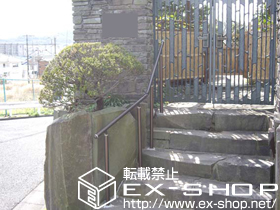 のフェンス・柵 パルトナーUDフェンス1型 自立タイプ 施工例