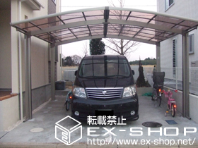 のカーポート カーブポートシグマIII  M合掌 積雪〜30ｃｍ対応 施工例