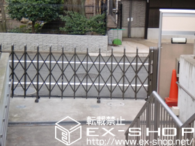 のカーゲート アルピタML ノンレール 片開き 施工例