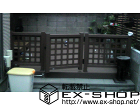 のウッドデッキ リウッドデッキII 単体+リウッドデッキフェンス 施工例