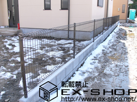 のフェンス・柵 ハイグリッドフェンスN8型 施工例