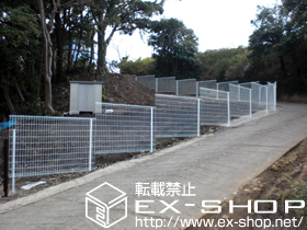 のフェンス・柵 FCS-61型フェンス 施工例