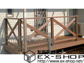 のテラス屋根 ライザーテラスII R型 単体 テラスタイプ 積雪〜20cm対応+吊下げ物干し ロング 2本入 施工例