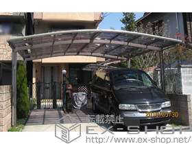 のカーポート カーブポートシグマIII ワイド 積雪〜20cm対応 施工例