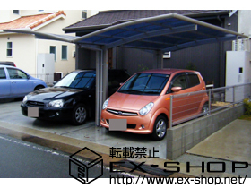 のカーポート レイナポート Y合掌 積雪〜20cm対応 施工例