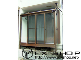 のテラス囲い・サンルーム ほせるんですII R型 床納まり 積雪〜20cm対応 施工例