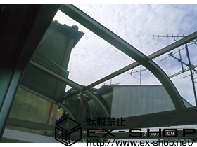 のバルコニー・ベランダ屋根 ライザーテラス?R型 ルーフタイプ 単体 積雪〜20cm対応 施工例