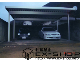 のカーポート ジーポートneo Aタイプ 2台用 角柱仕様 積雪〜100cm 施工例