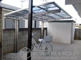 LIXIL リクシル(トステム)のカーポート カーブポートシグマⅢ 積雪～30㎝対応 施工例