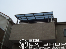 のバルコニー・ベランダ屋根 ヴェクターテラス R型 屋根タイプ 単体 積雪〜20ｃｍ対応 施工例