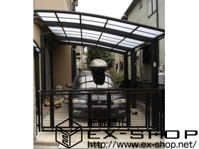 のカーポート カーブポートシグマIII 延長 積雪〜30ｃｍ対応 施工例