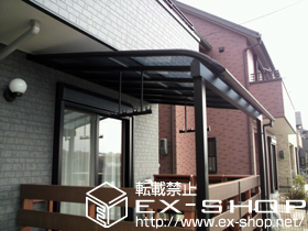 のテラス屋根 ヴェクターテラス R型 テラスタイプ 単体 積雪〜20cm対応 施工例