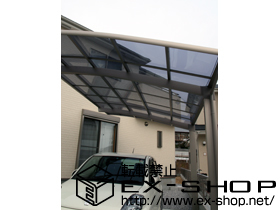 のカーポート カーブポートシグマ? 積雪〜20cm対応 施工例