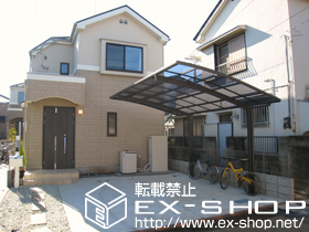 のカーポート カーブポートシグマ? 積雪〜20cm対応 施工例