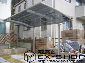 のカーポート プレシオスポート 単体 積雪〜20cm対応 施工例