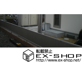 のフェンス・柵 エクスラインフェンス8型 フリーポール 施工例