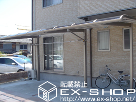 のカーポート レガーナポートシグマIII 延長 積雪〜20cm対応+カーポート用収納式物干し 施工例