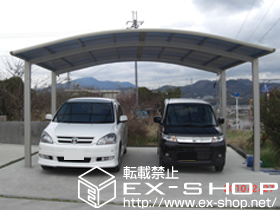 のカーポート プレシオスポート ワイド 積雪〜20cm対応 施工例