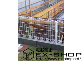 のフェンス・柵 FCS-61型フェンス［自由柱］ 施工例