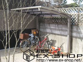 のサイクルポート・駐輪場 カーブポートシグマIII ミニ　積雪〜30cm対応 施工例