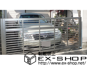 のカーゲート オーバードアR1型 手動式 施工例