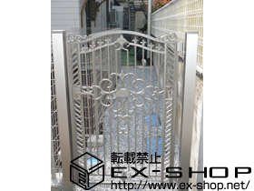 の門扉 フェスタB型門扉 片開き[門柱仕様] 施工例