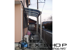 のテラス屋根 プレシオステラス R型 テラスタイプ 単体 積雪〜20cm対応 施工例