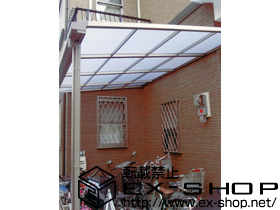 のテラス屋根 ライザーテラスF型　テラスタイプ 積雪〜20cm対応 施工例