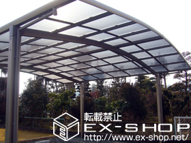 のカーポート カーブポートシグマIII   ワイド 積雪〜20cm対応 施工例