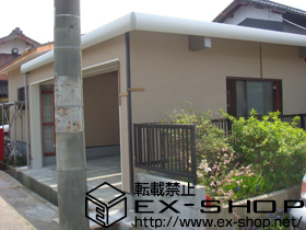 のカーポート ジーポートneoDX Aタイプ 2台用 積雪〜100cm対応 施工例