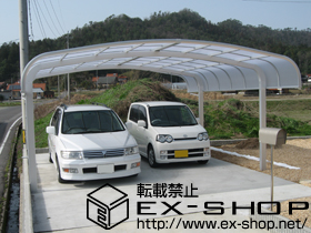 のカーポート テールポートシグマ? ワイド 積雪〜20cm対応 施工例