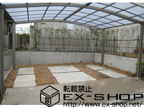 のカーポート カーブポートシグマIII  ワイド 積雪〜20cm対応 施工例