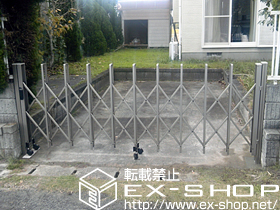 のカーゲート トリップゲート PA型 ノンレール 片開き 施工例