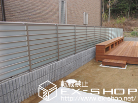 のフェンス・柵 サニーブリーズフェンスS型　(採光タイプ) 施工例